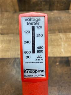 Knopp inc voltage on sale tester k60